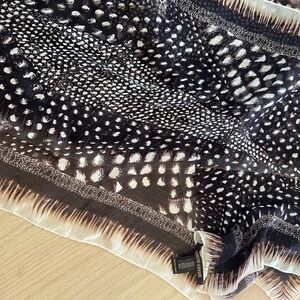 Roberto Cavalli silk printed scarf, brown